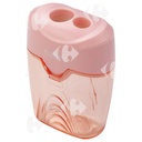 Taille-Crayon 2 Trous Couleurs Pastel Note 8,5x5x3,2cm