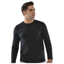 Pull Homme à Manches Longues Col Rond Noir - Taille XXL