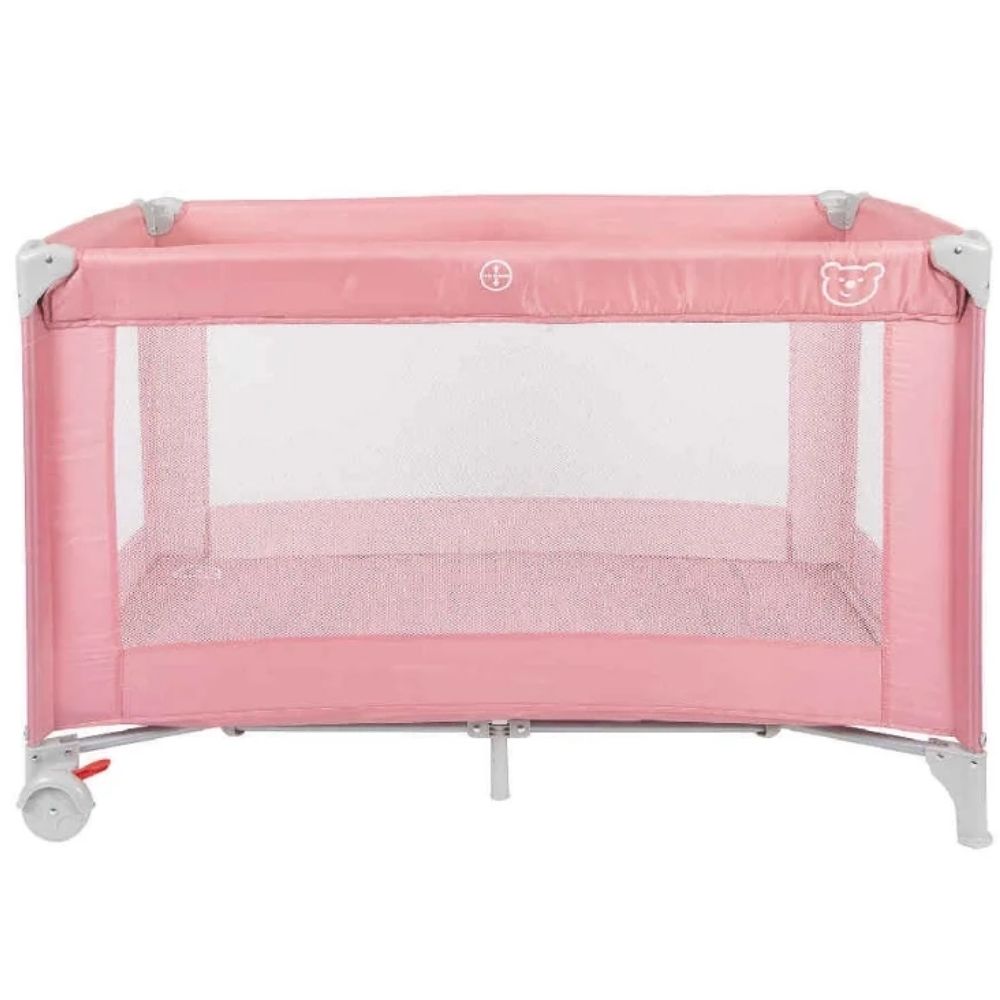 [731180] Lit pour Bébé Rose Happy Bear
