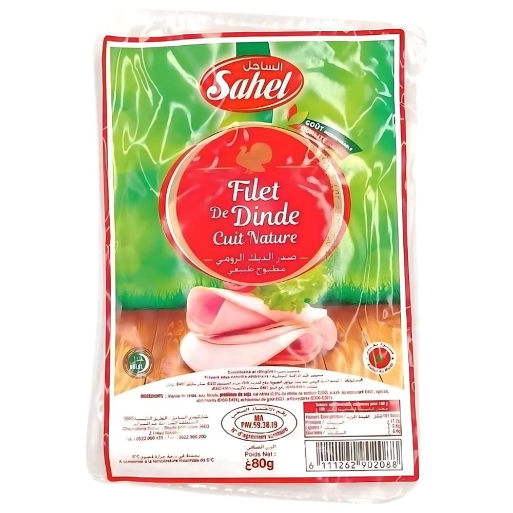 Filet de Dinde Nature Sahel 80g