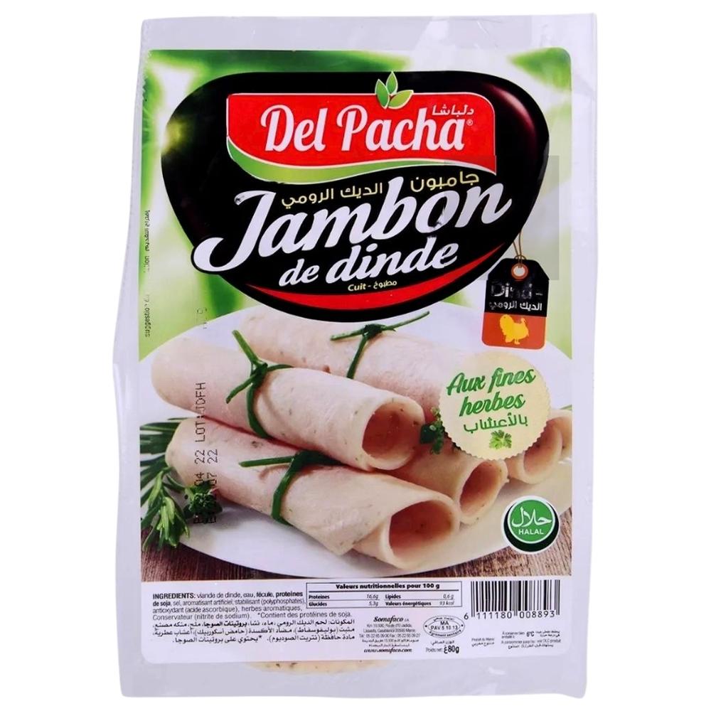 Jambon de Dinde Fines Herbes Del Pacha 80g.
