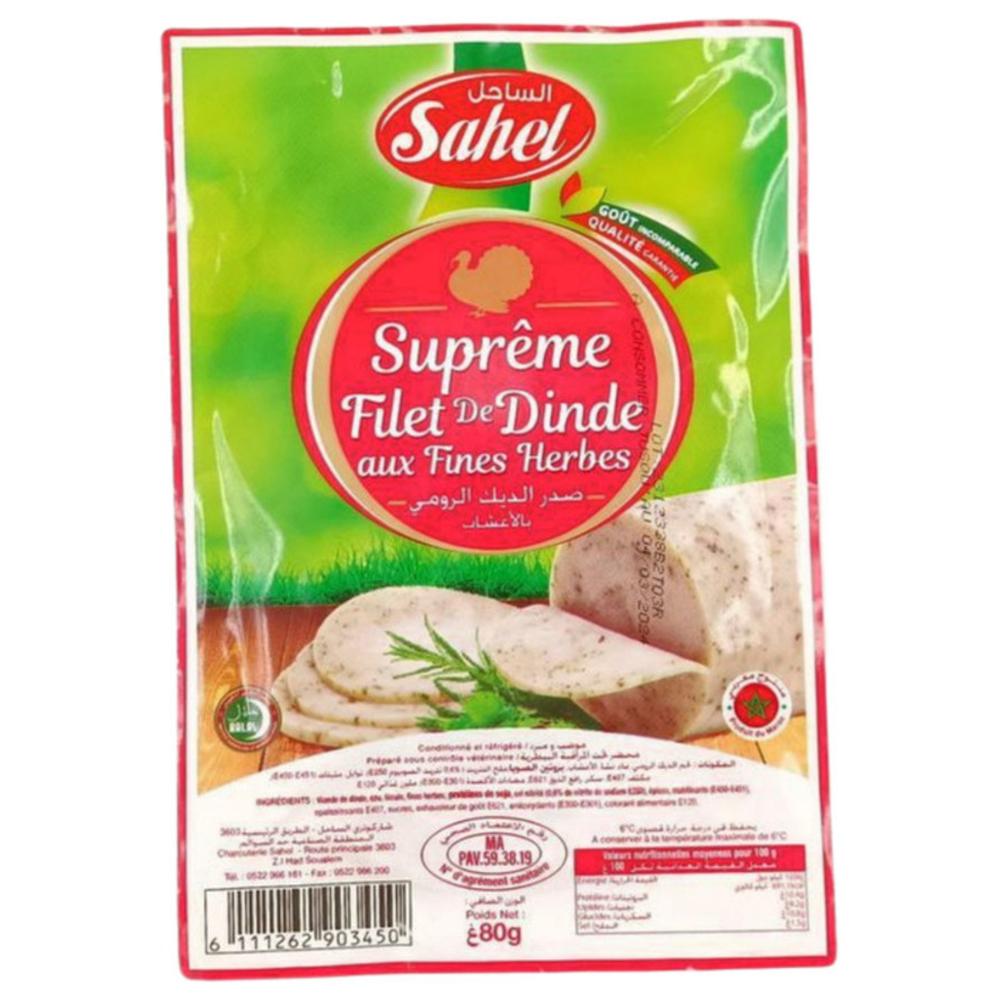 Suprême Filet de Dinde au Fenouil et Herbes de Provence 80g.