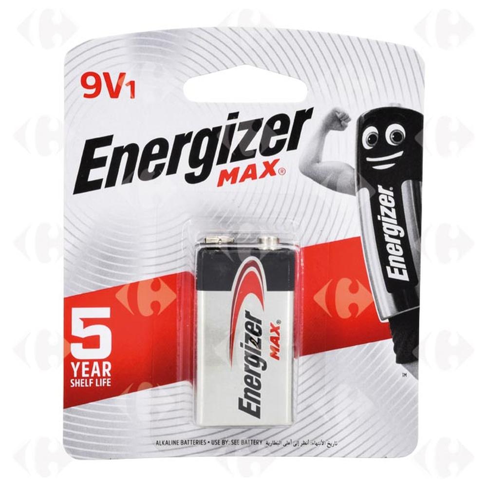 Piles 9V Max Energizer 1 unité