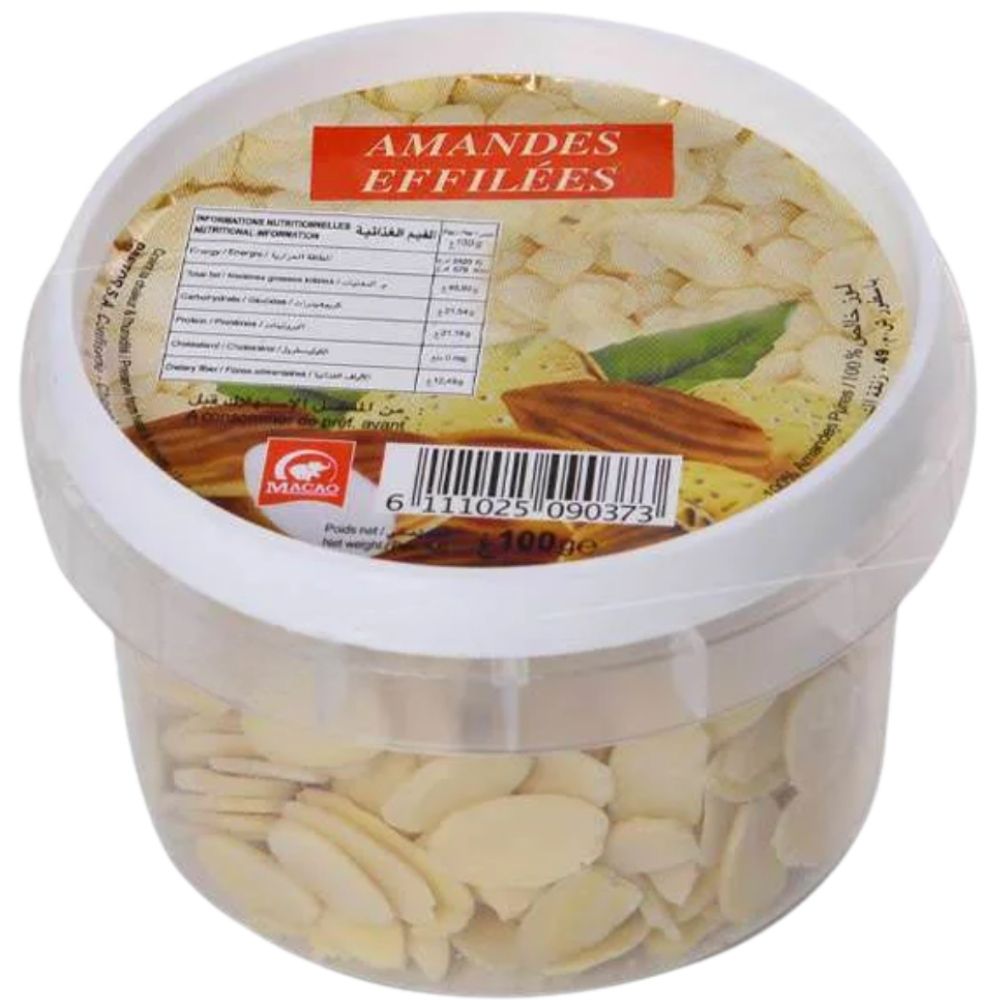 Amandes Effilees Macao 100G