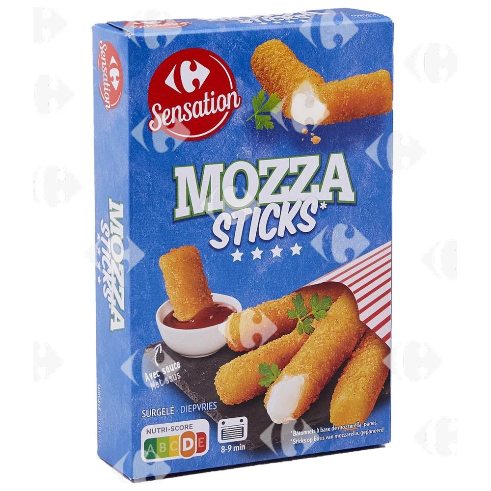 [625533] Mozzarella Sticks avec Sauce Carrefour Sensation 250g