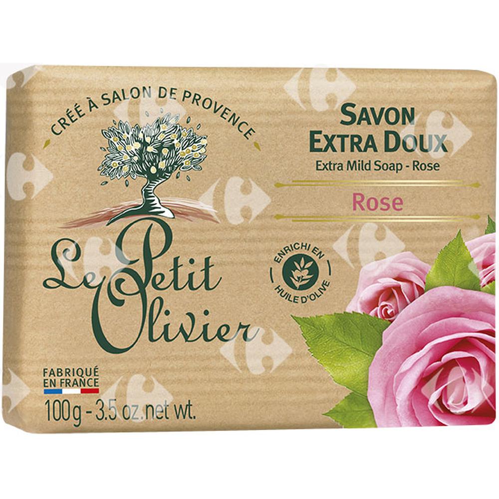 Savon Extra Doux Rose Le Petit Olivier 100G