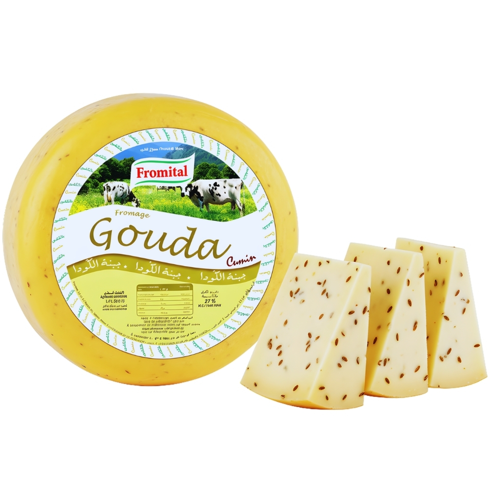 [721937] Fromage Gouda au Cumin Entier 200g