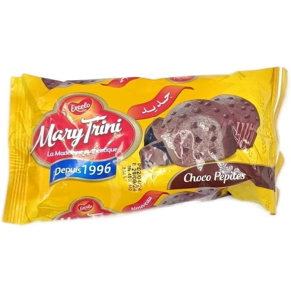 [546002] Madeleine Cacao et Pépites de Chocolat Mary Trini 50g