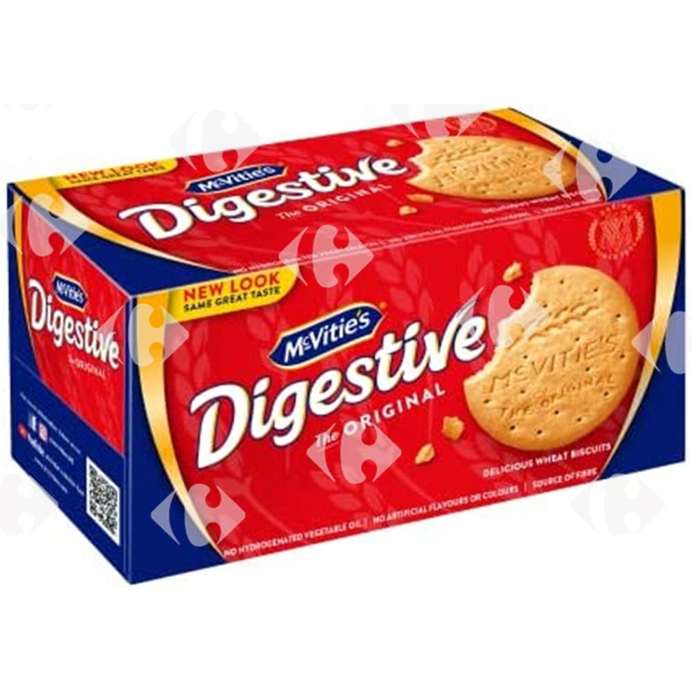 Biscuits Digestive Croustillants à La Farine de Blé Mcvitie'S 250g