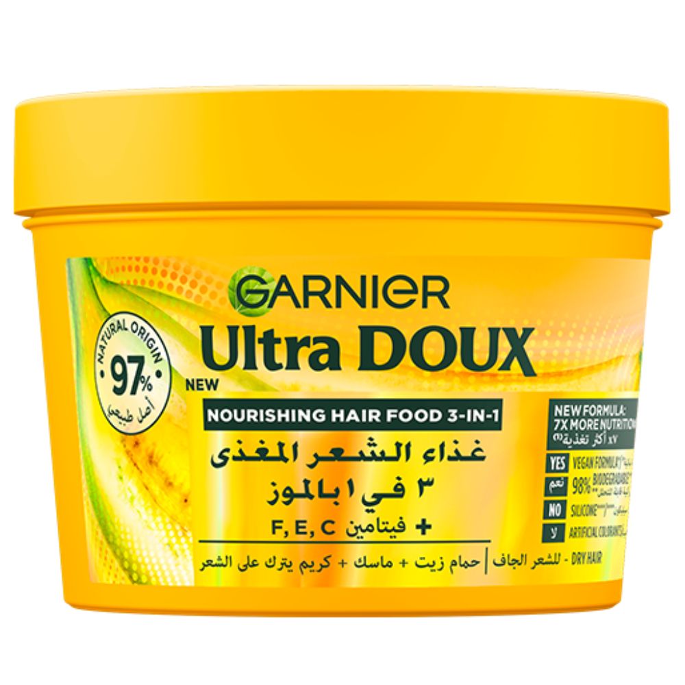Hair Food 3en1 Banane Karité Ultra Doux Garnier 390ml