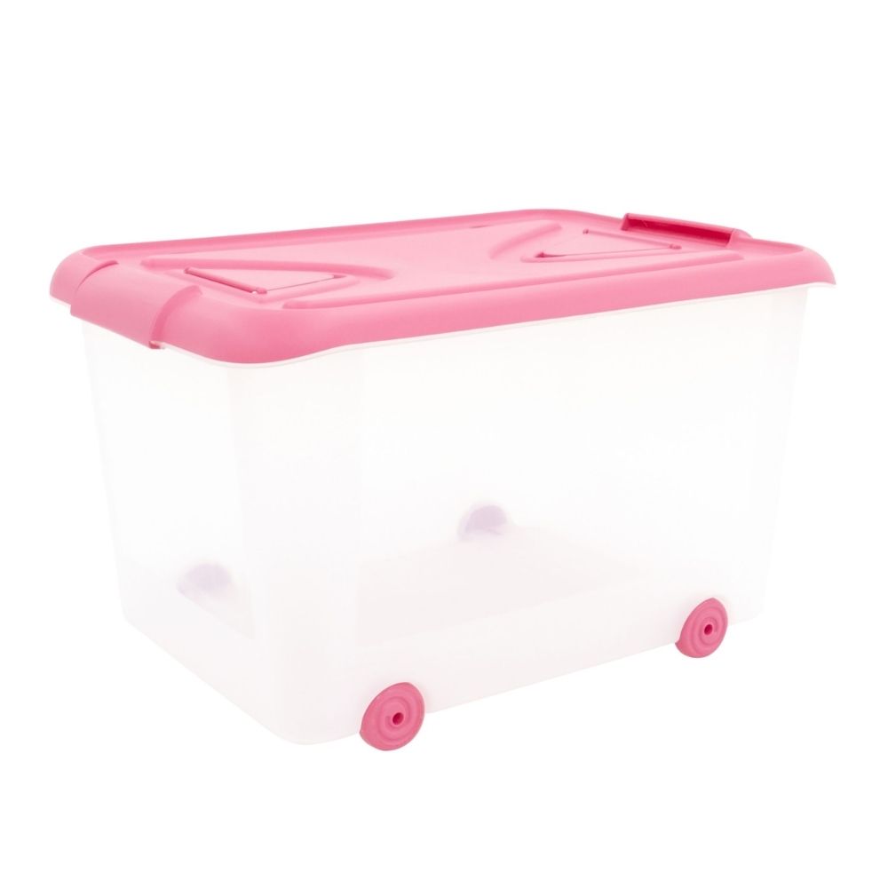 Boîte Alimentaire Transparente avec Roues Fresh Box 36L