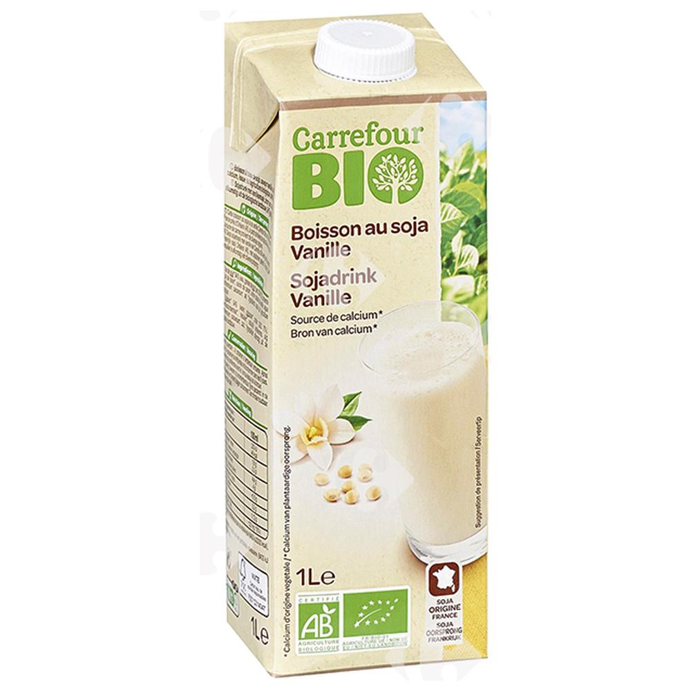 [231137] Boisson Végétale au Soja Vanille Carrefour Bio 1L