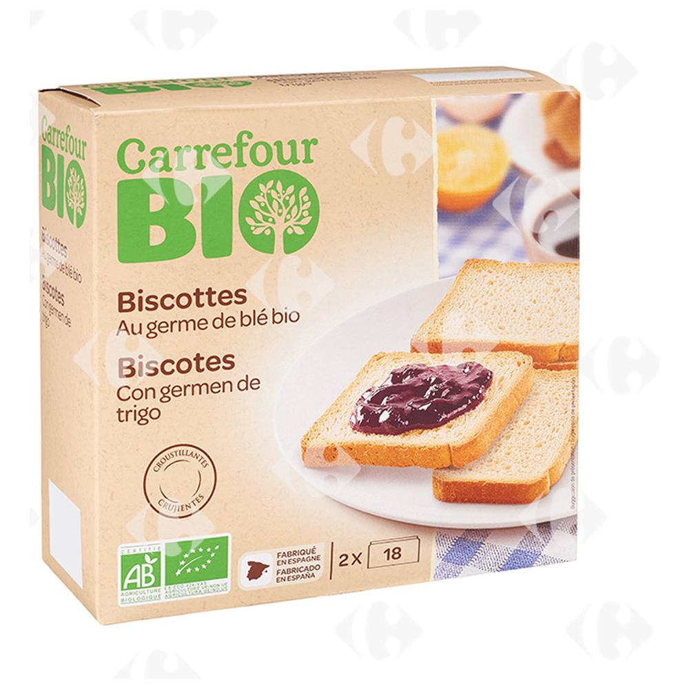 Biscottes au Germe de Blé Carrefour Bio 300g
