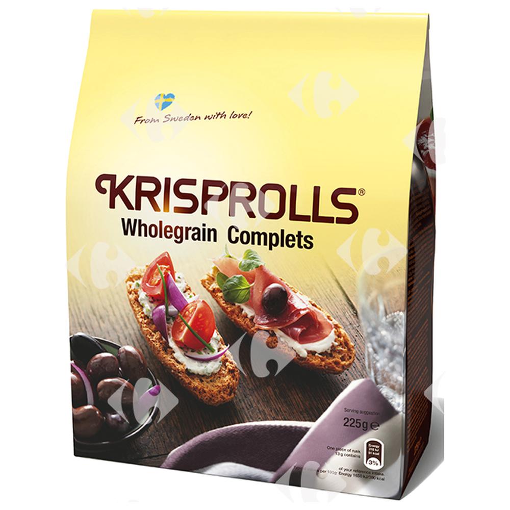 Pains Grillés Suedois Complets Krisprolls 225g