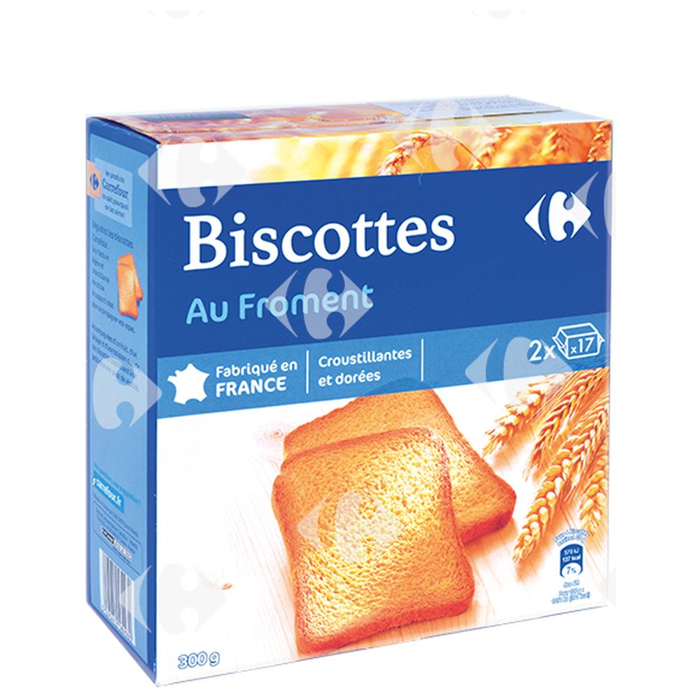 [163572] Biscottes au Froment Carrefour 300g