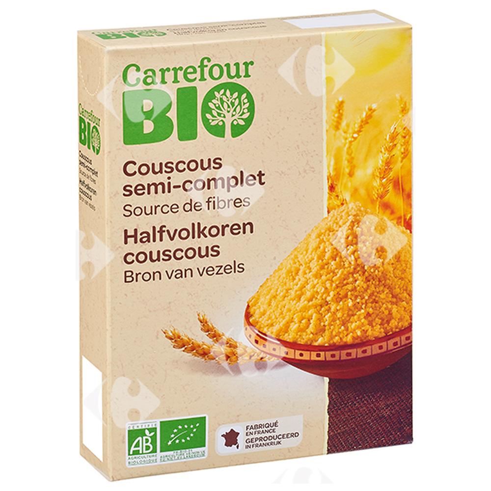 Couscous Semi-complet Carrefour Bio 500g