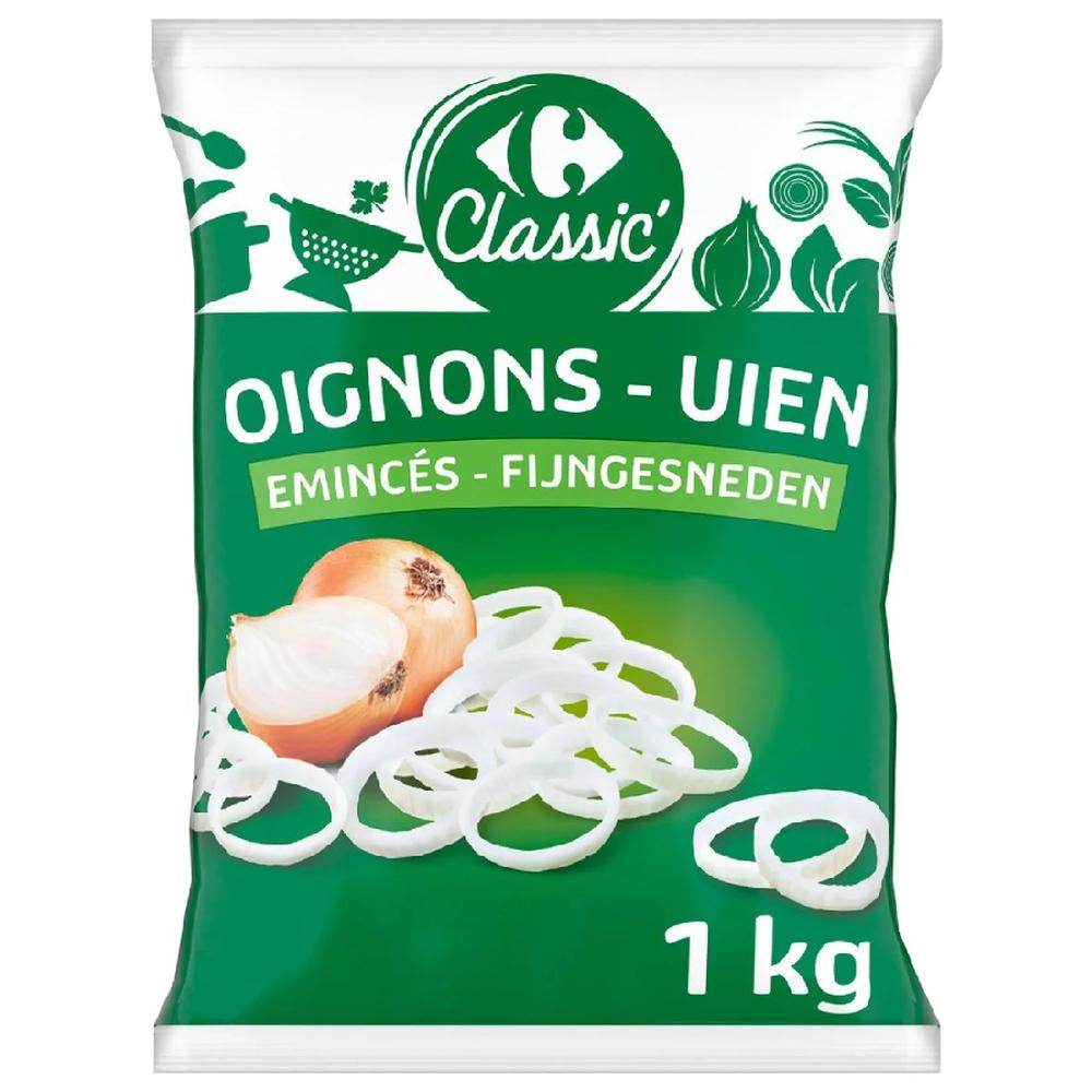 [634537] Oignons Émincés Surgelés Carrefour 1kg
