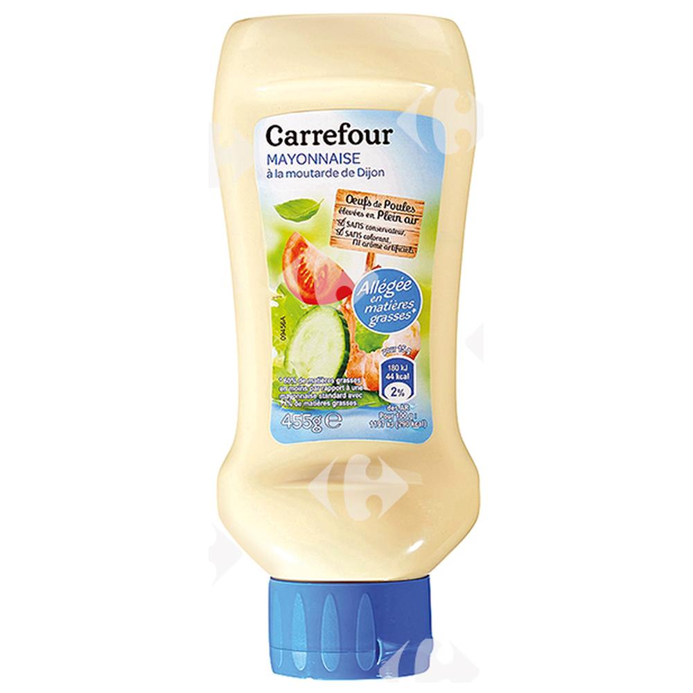 Mayonnaise Allégée en Flacon Carrefour 450ml