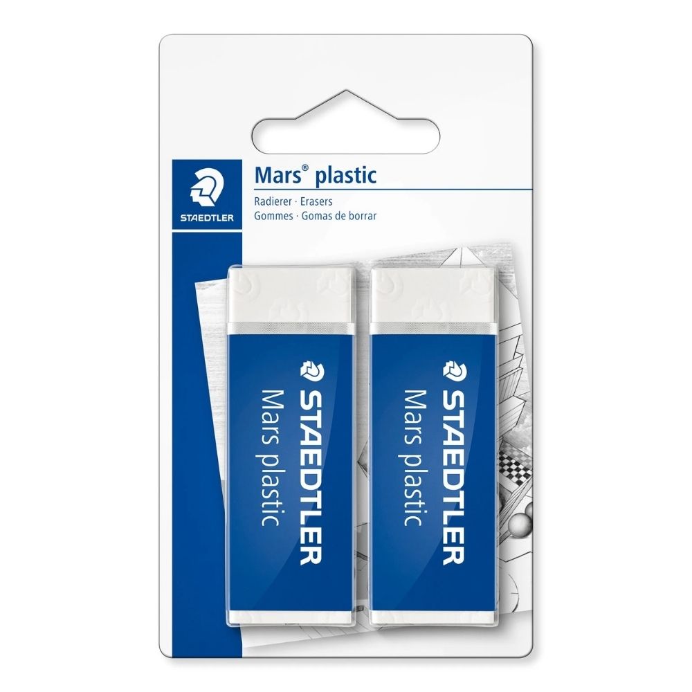 [632694] Gomme Mars en Plastique Staedtler 2 unités