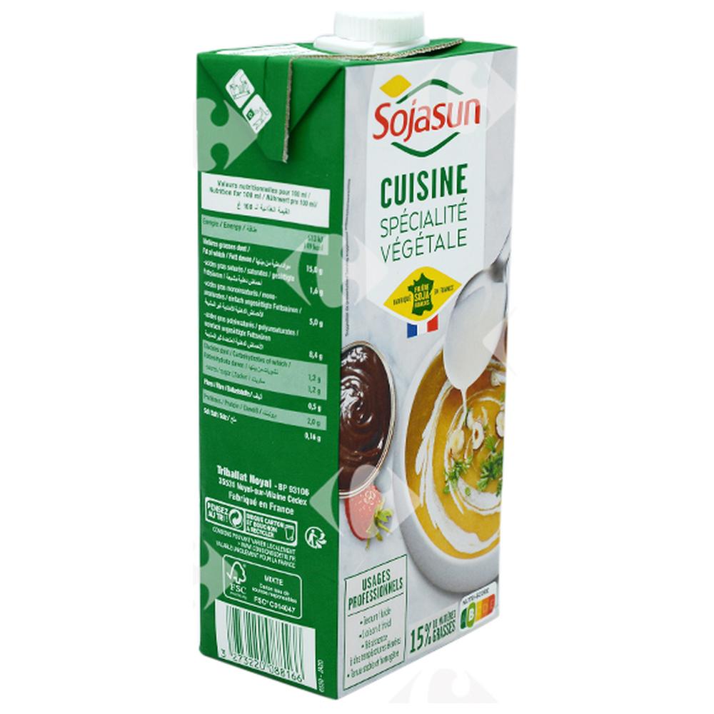 Spécialité Végétale Cuisine Sojasun 1L