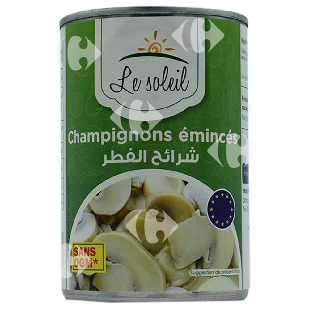 [645052] Conserve de Champignons en Morceaux Soleil 400g