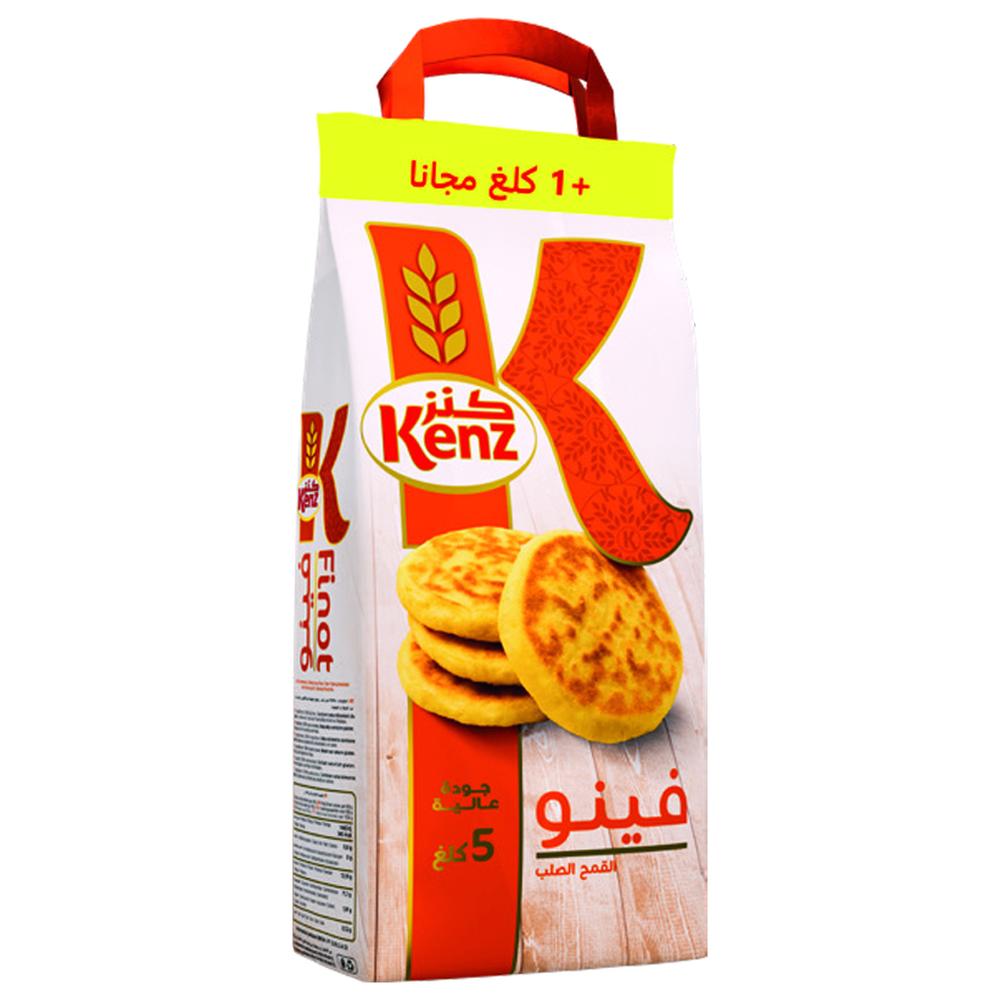[500936] Farine Finot de Blé Dur Kenz 5kg + 1kg Gratuit