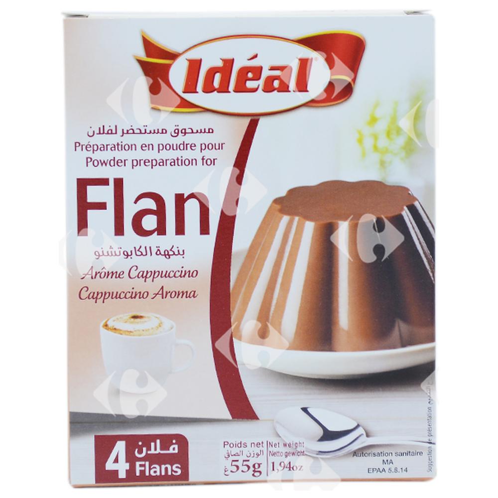 Flan à Préparer Cappuccino Idéal 55g