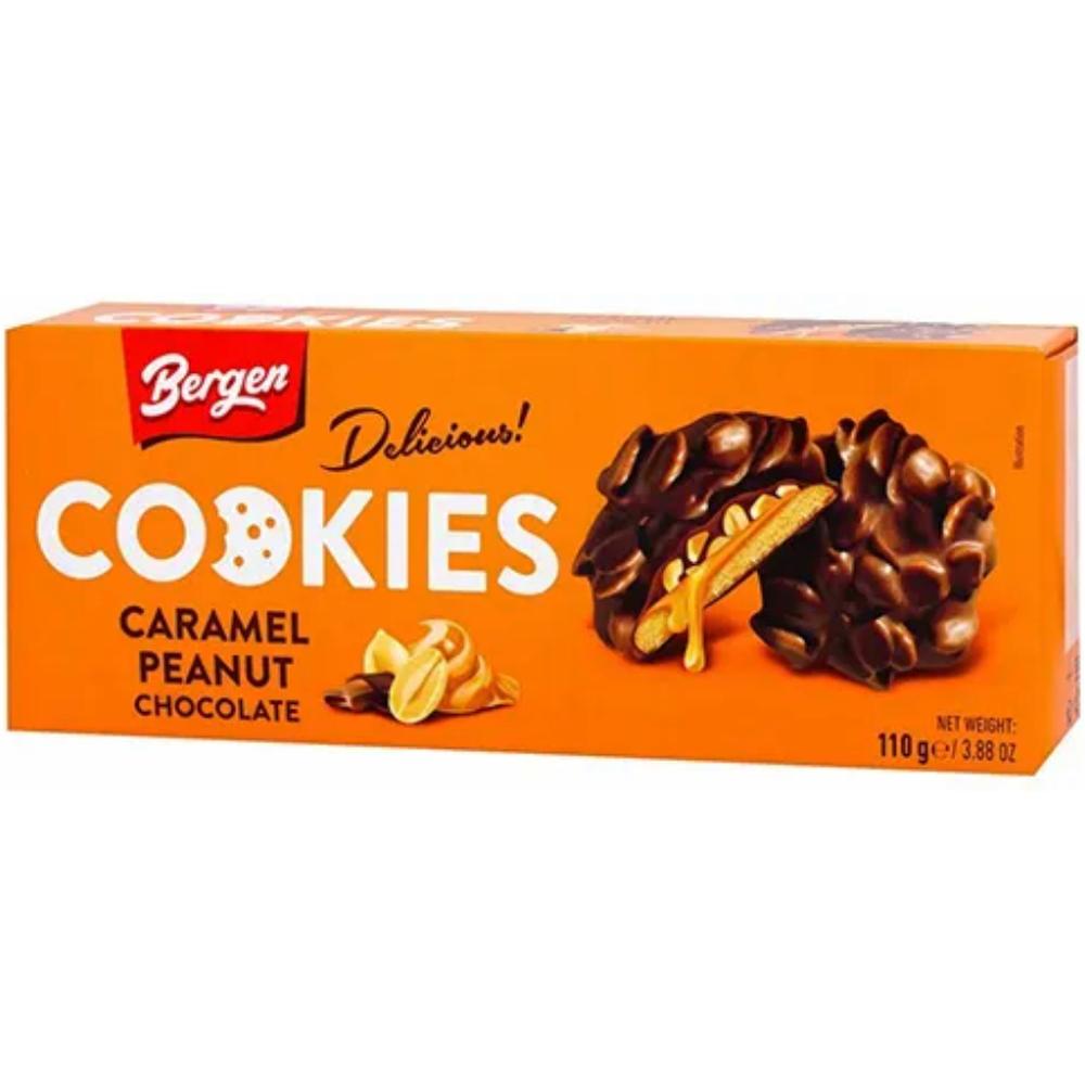Biscuits Cookies au Caramel et Cacahuètes Bergen 110g