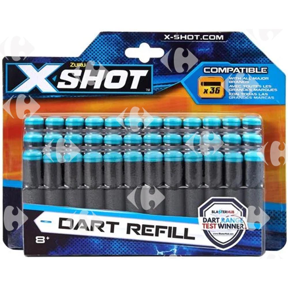 Pack Flèchettes en Mousse X-Shot 36 unités
