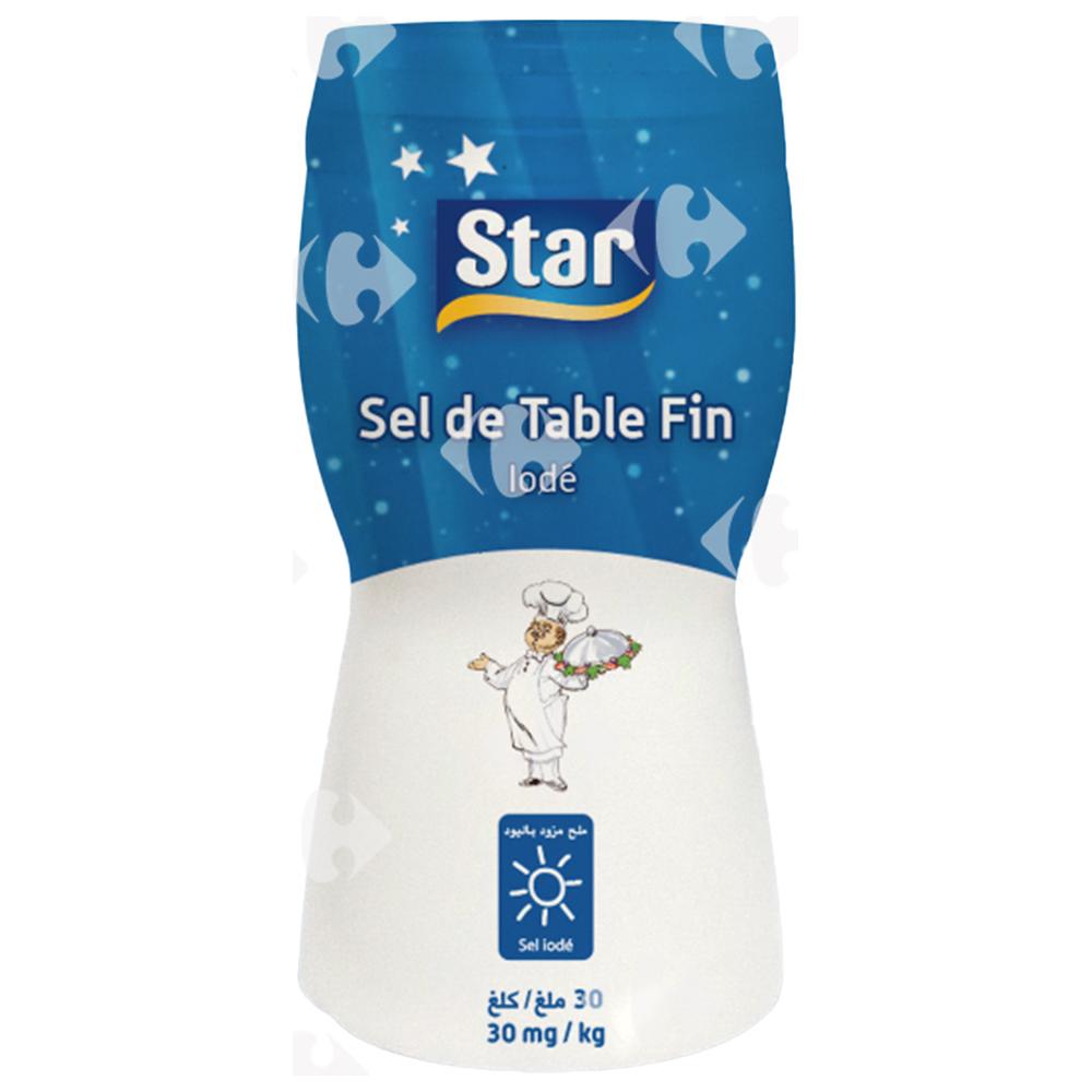 [694477] Sel de table Star Fin 160g