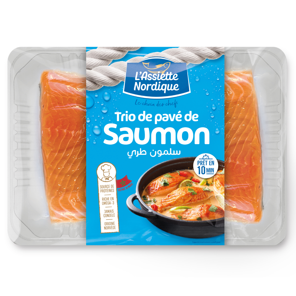 Pavés de Saumon Trio L'Assiette Nordique 300g