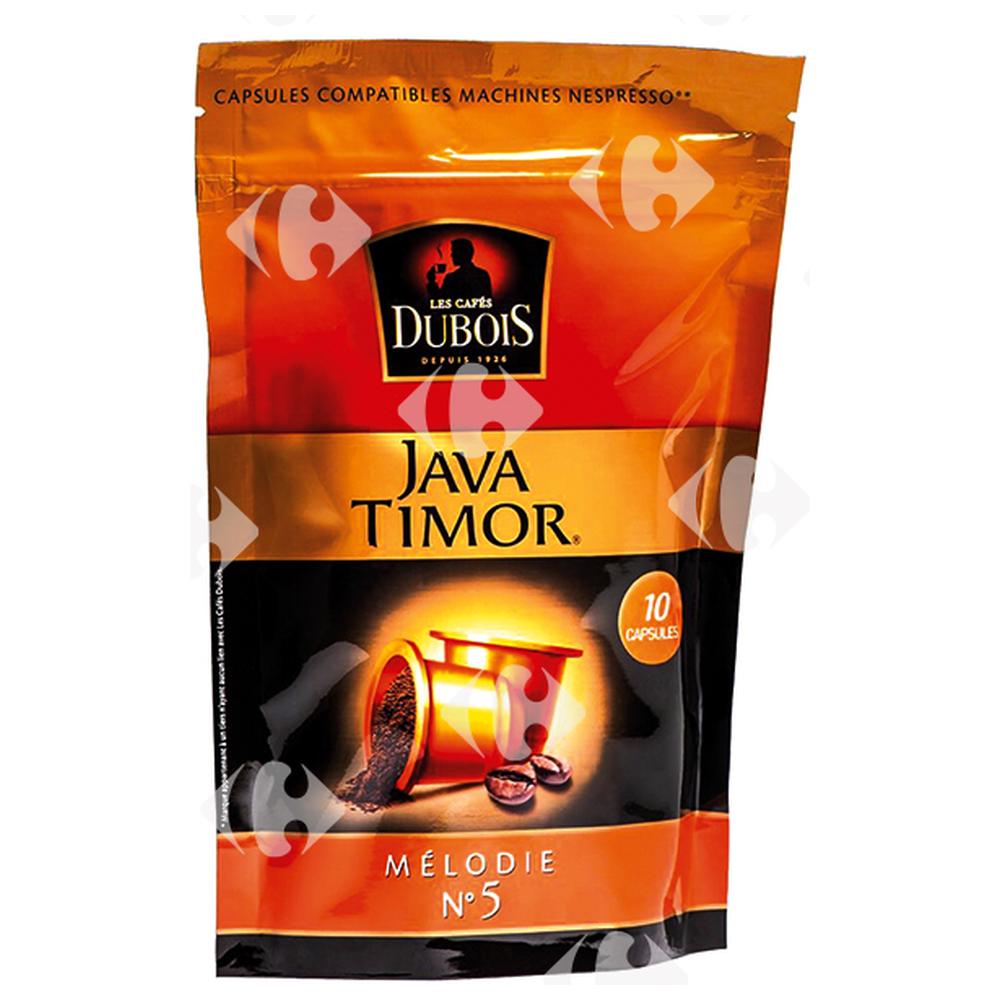 [517619] Café en Capsules Mélodie N5 Java Timor Dubois x10