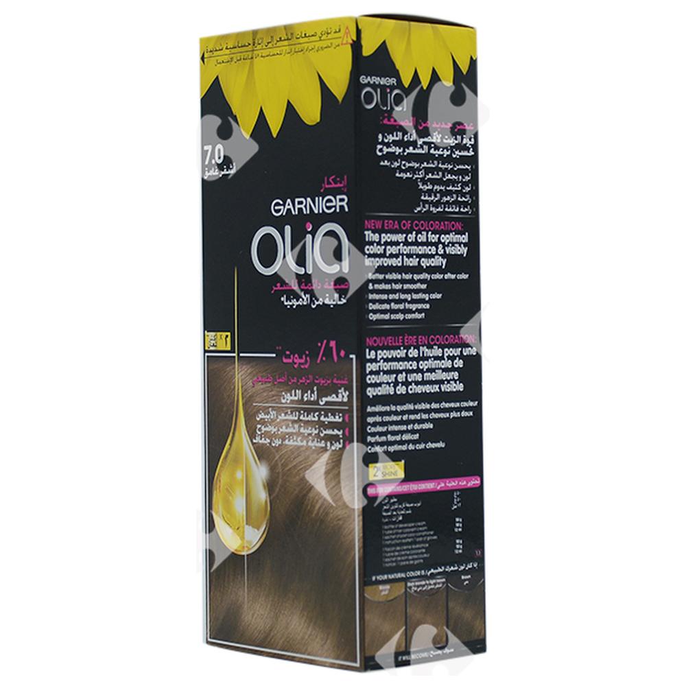Coloration aux Huiles sans Ammoniaque Blond Foncé 7,0 Olia