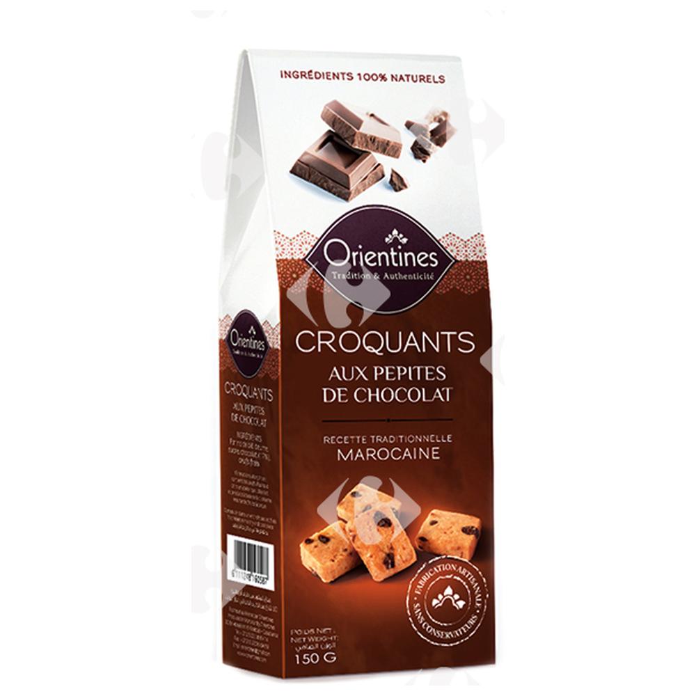 Croquants aux Pépites de Chocolat Orientines 150g