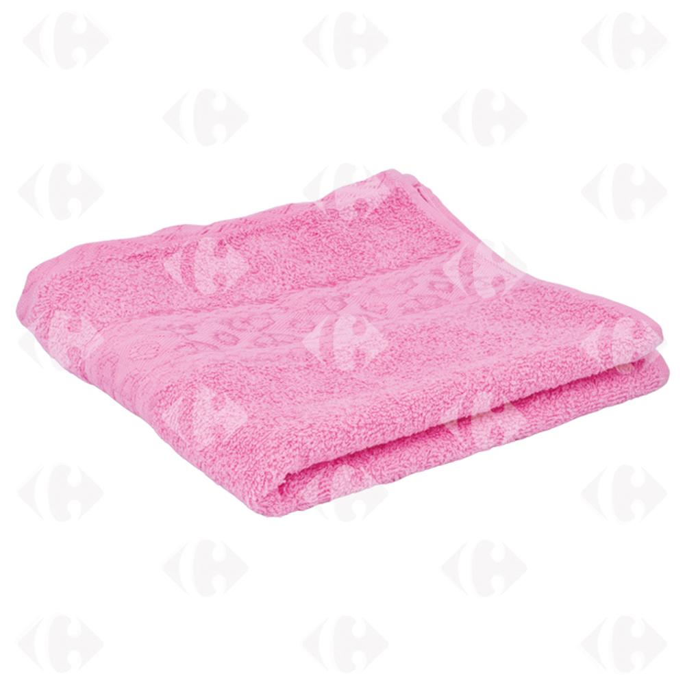[367309] Serviette de Bain Rose Bonbon 50x90cm.