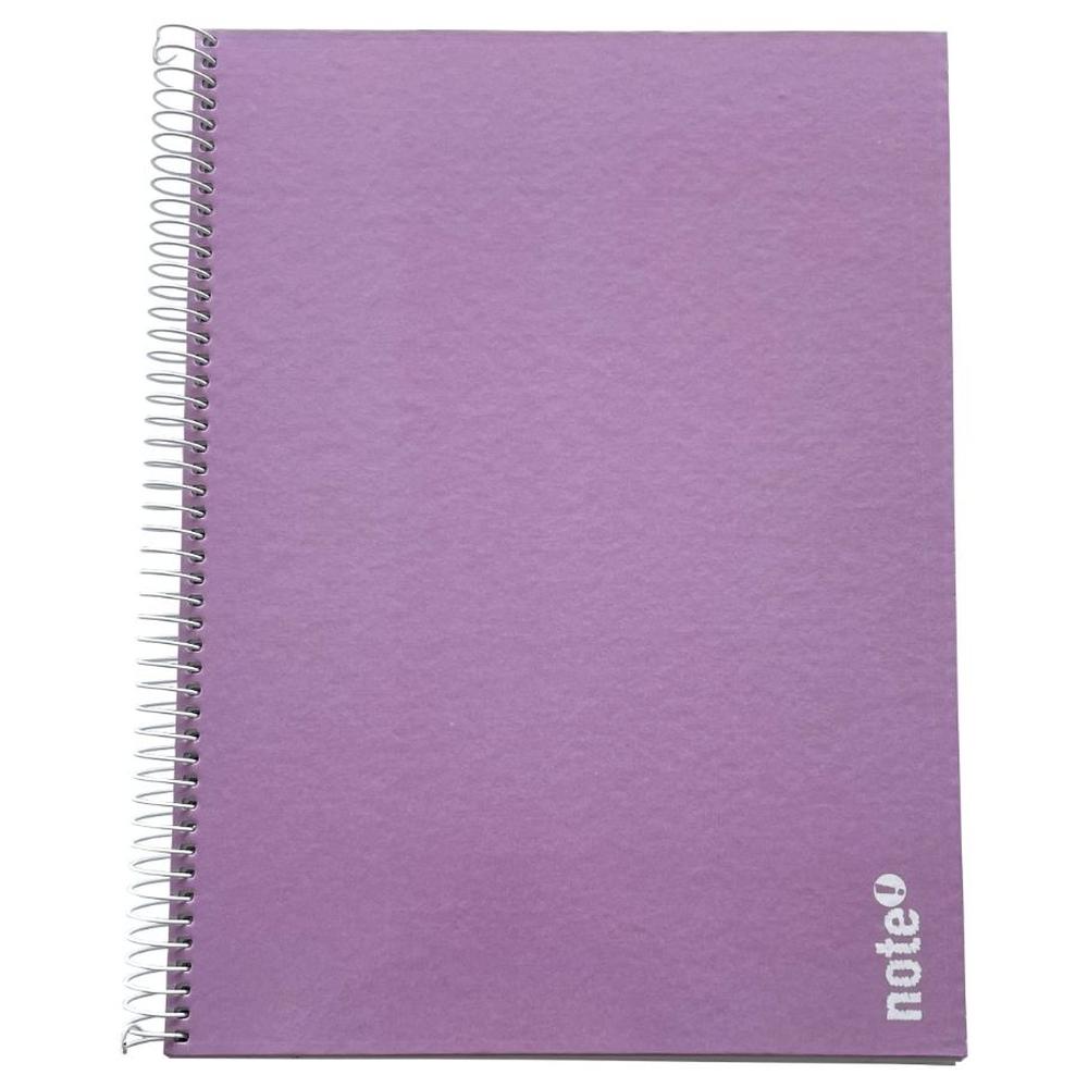 Cahier Spirale à Couverture Rigide Ligné A4 Lilas Tecnocolor