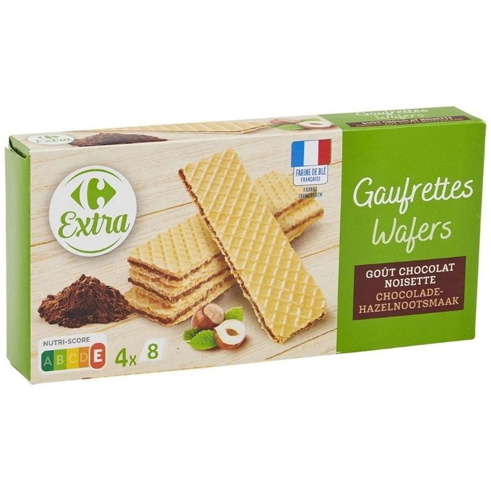 Gaufrettes Fines Noisettes Carrefour Extra 160g