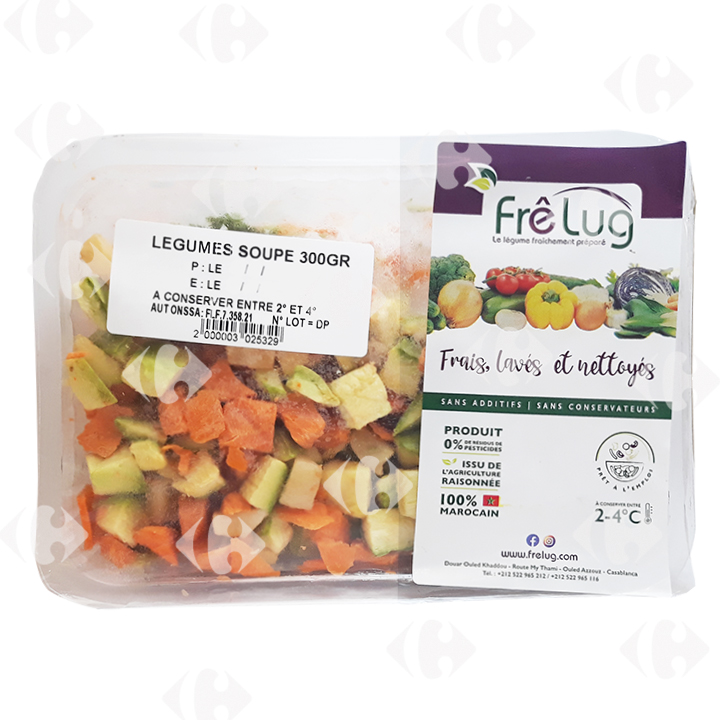 [643058] Légumes Soupe Frêlug 300g.