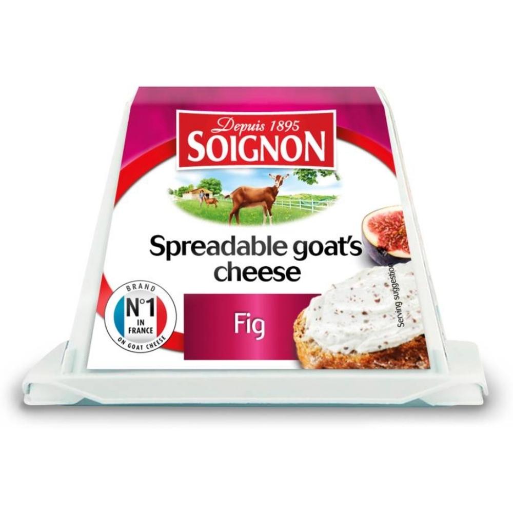 Fromage de Chèvre à Tartiner Pyramide Figues Soignon 150g