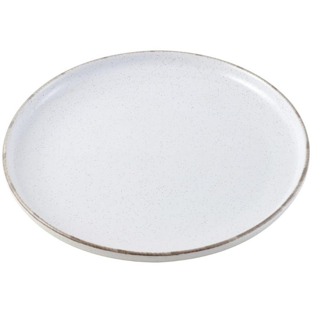 Assiette Plate en Porcelaine Ronde Grandola Blanche Kasa 27cm 