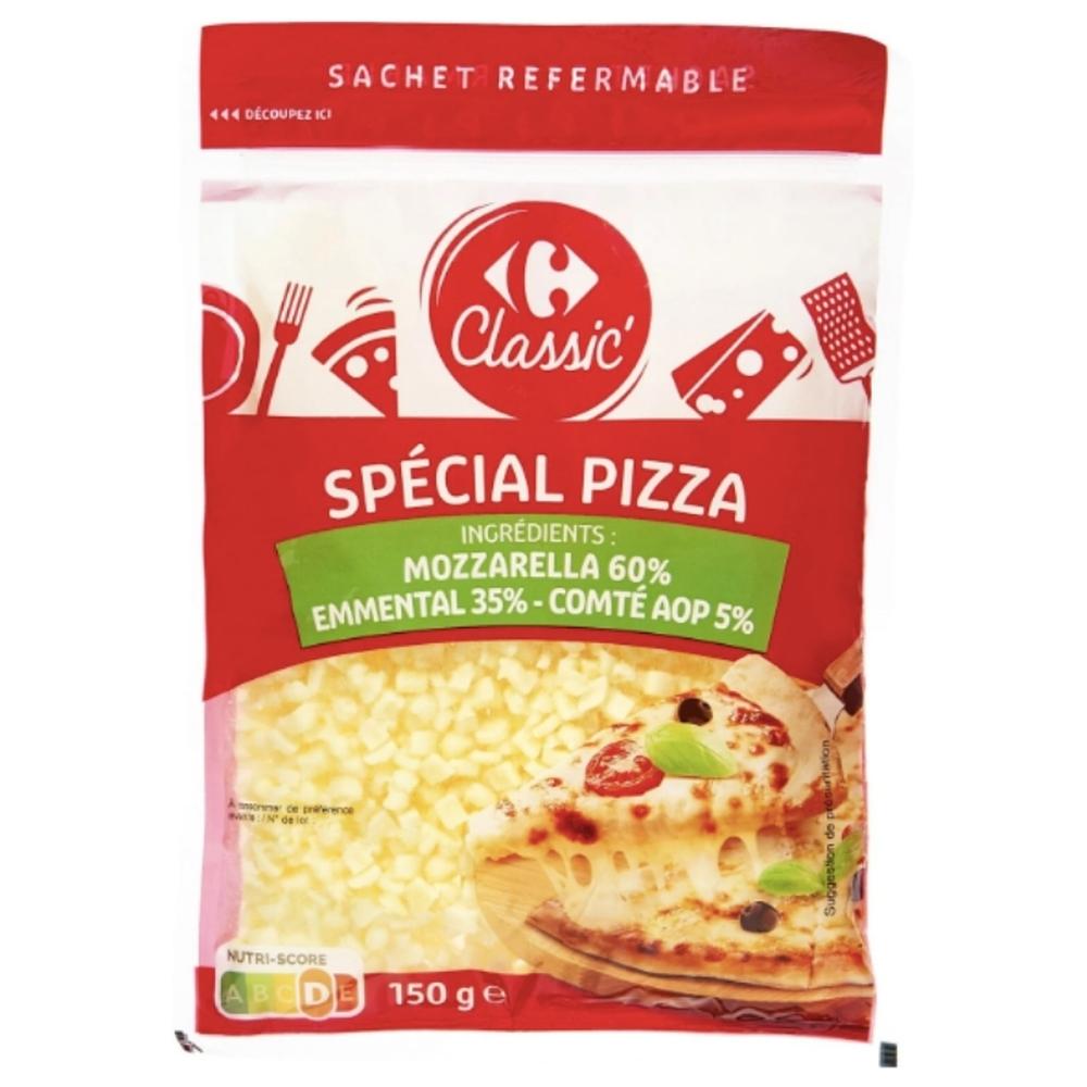 Fromage Râpé Spécial Pizza Carrefour 150g