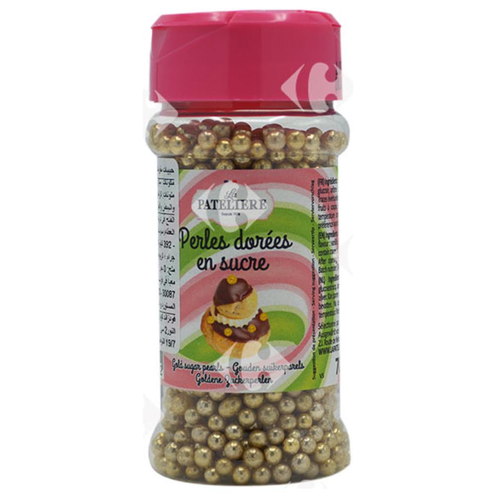 Perles Dorées en Sucre La Pateliere 70g.