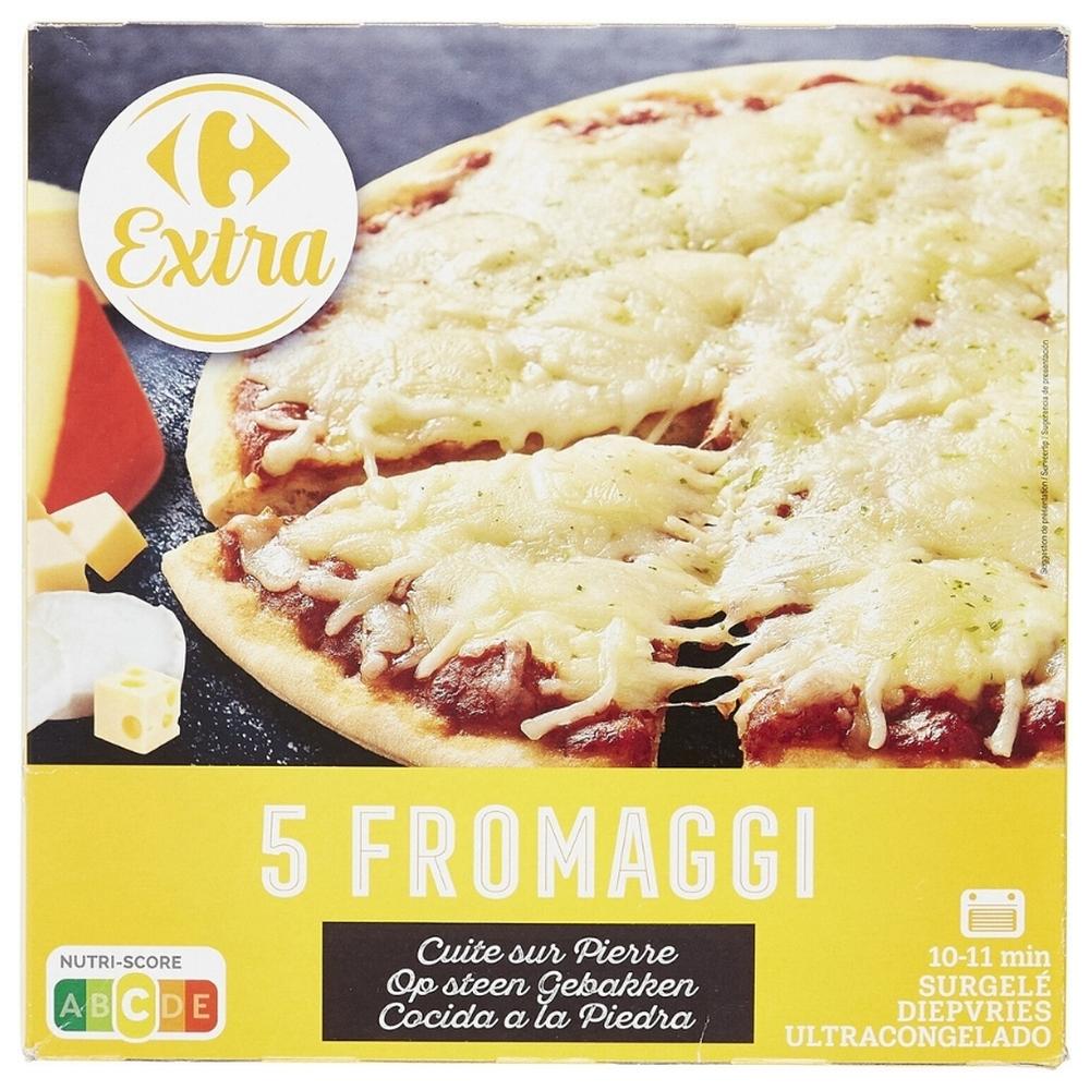 Pizza 5 Fromages Carrefour Classic 390g