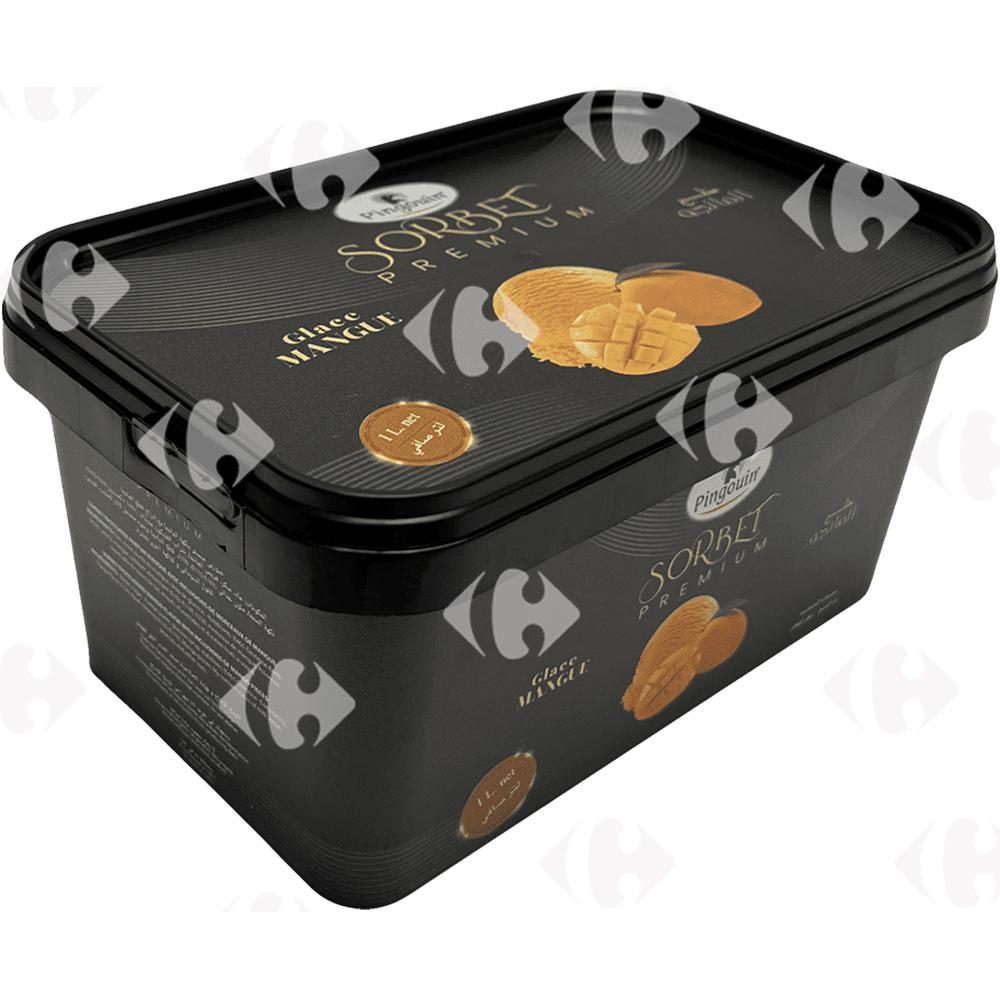 Glace Sorbet Mangue Premium Pingouin 1L.