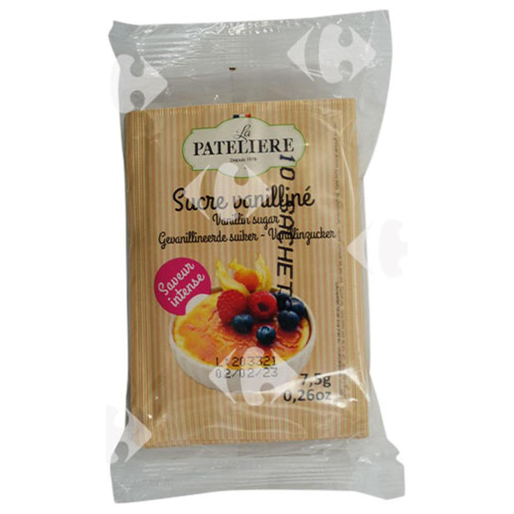 [665500] Sucre Vanilliné La Pateliere 10x7,5g.