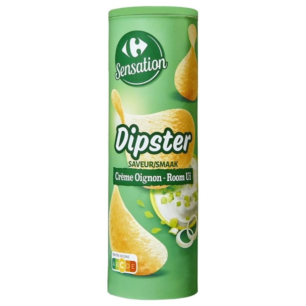 [710404] Chips Tuiles Onion Carrefour Sensation 175g