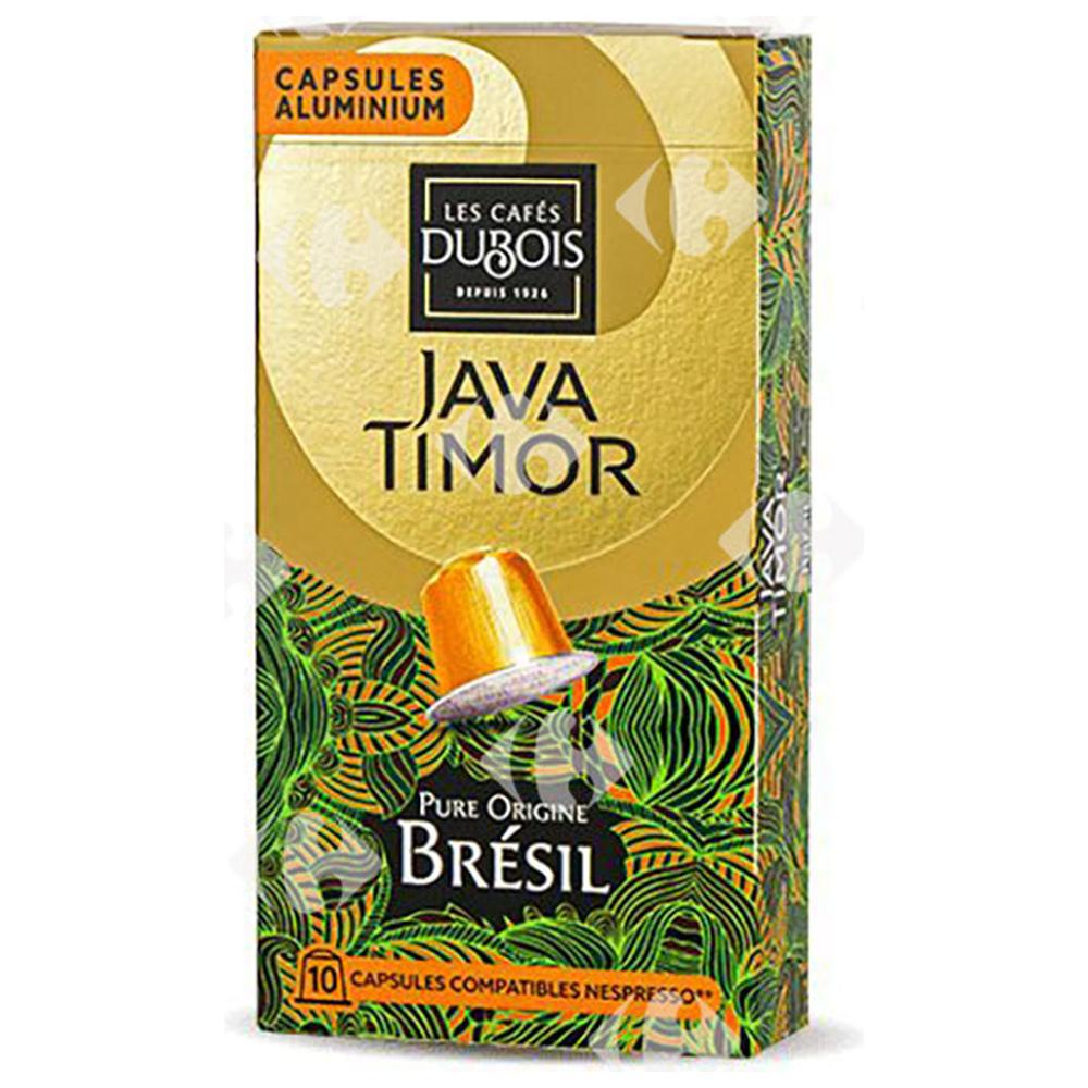 Café en Capsules Brésil Java Timor Dubois x10.