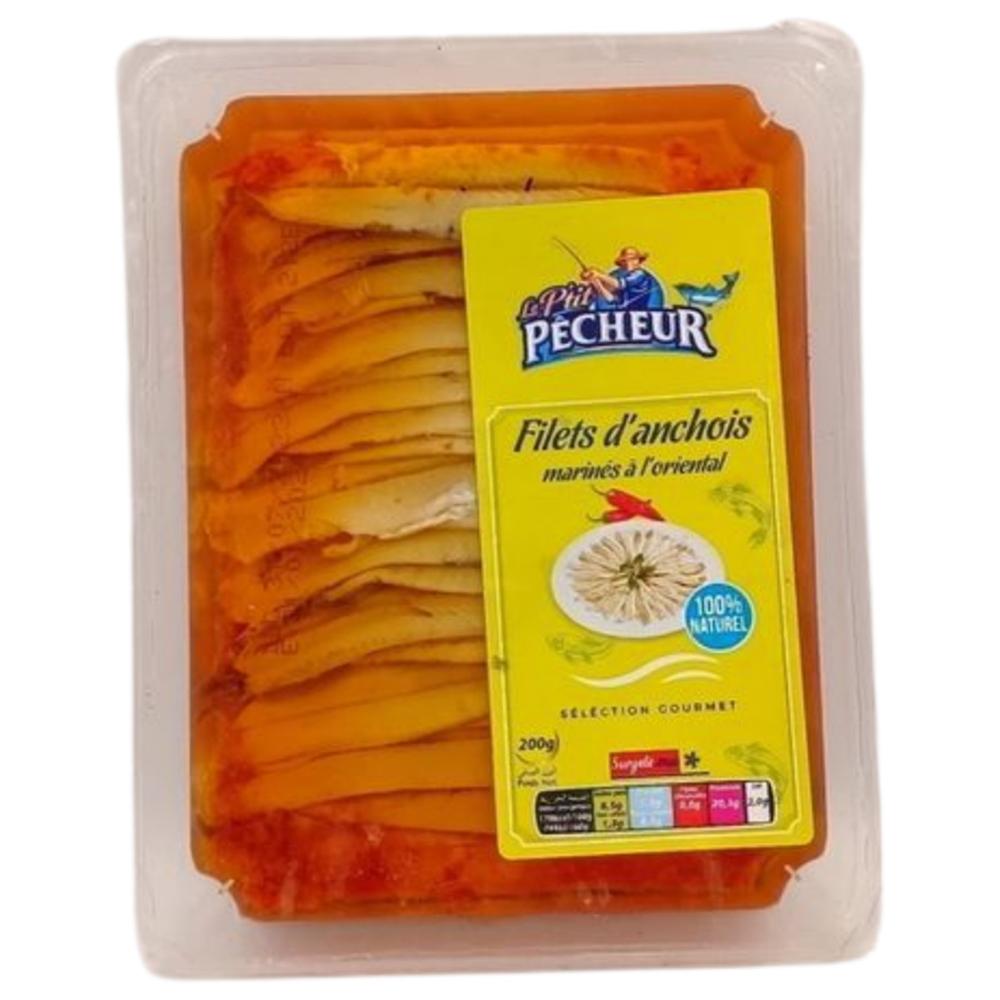 Anchois à L'Orientale Le Petit Pêcheur 120g.
