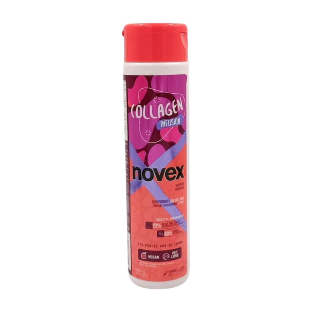 [661043] Shampooing Sans Sulfate Sans Paraben Collagen Fortifiant Novex 300ml.