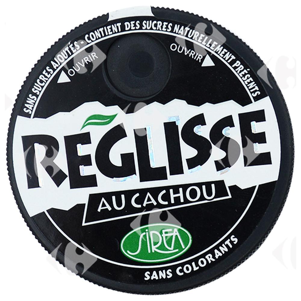 Réglisse Cachou Sans sucre Sirea 13g